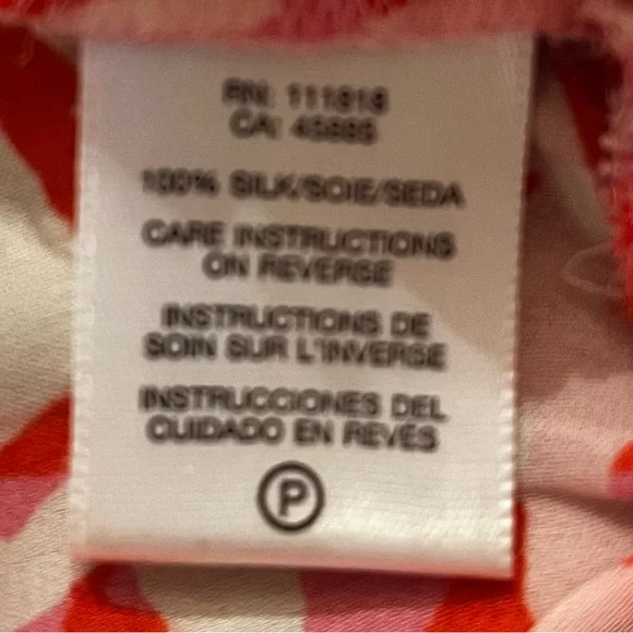 DKNY Colorful Silk Off the Shoulder Ruffle Blouse - M - Picture 4 of 7